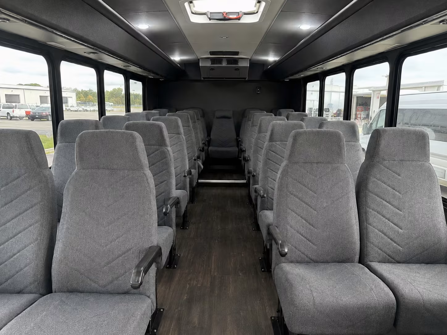 15 passenger minibus interior