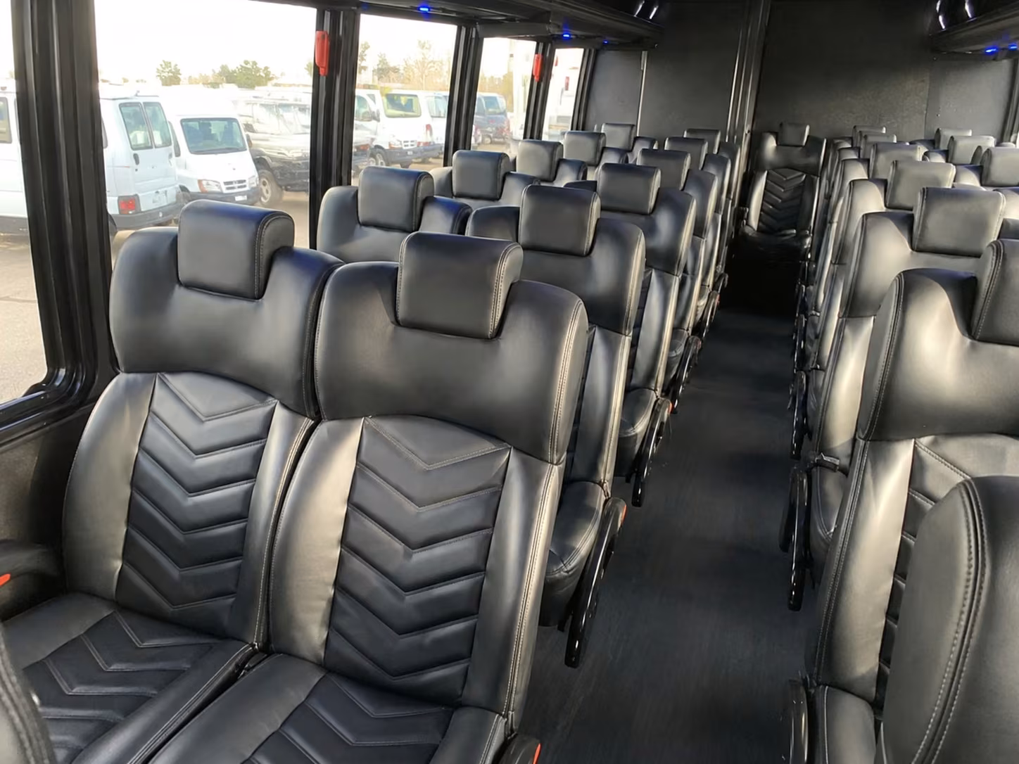 18 passenger minibus interior