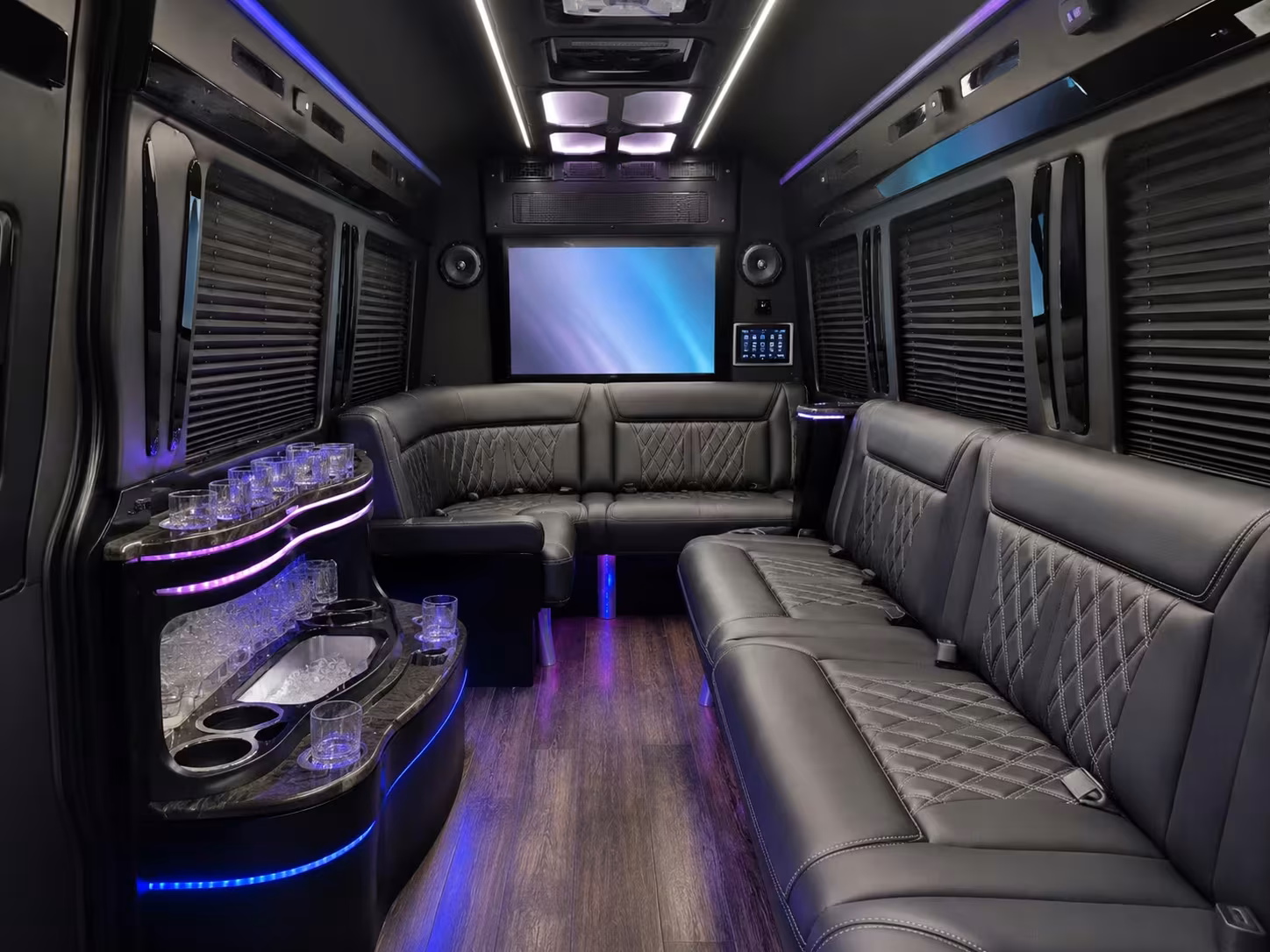 bus rental options for conroe trips
