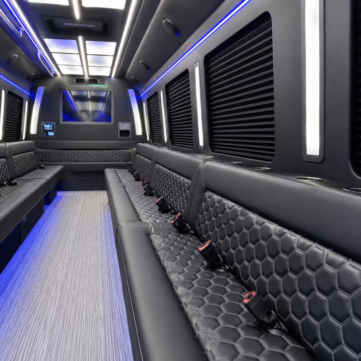 party bus interior