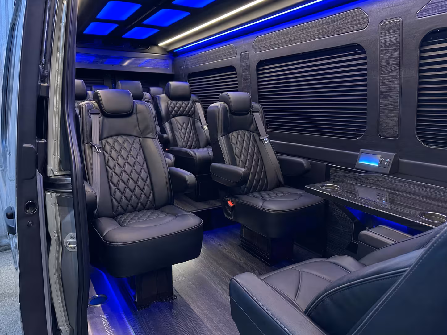 sprinter van transportation for groups and events across conroe