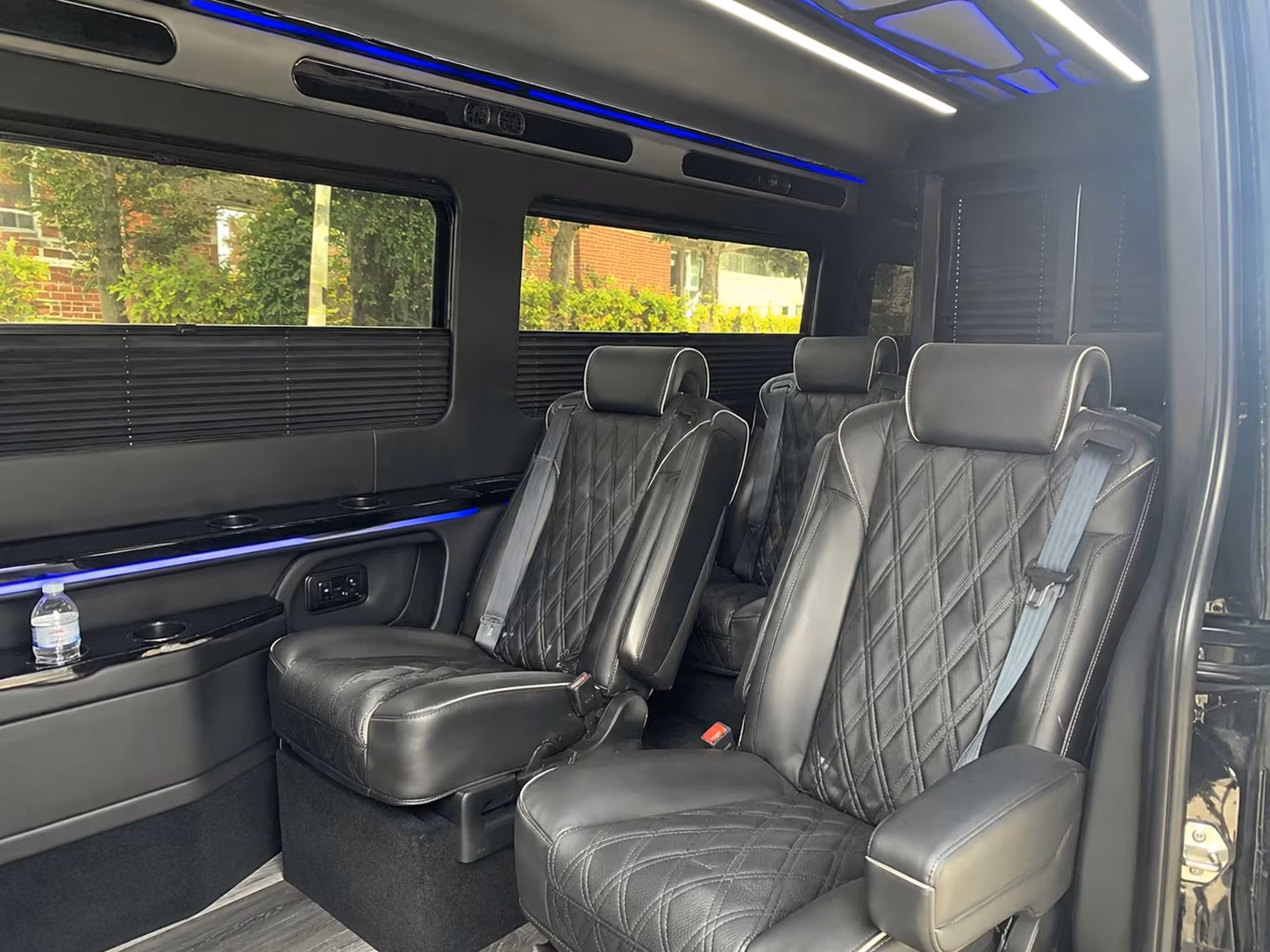sprinter van with driver inside
