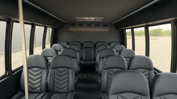 25 passenger minibus interior conroe