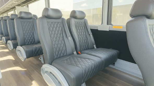 28 passenger minibus interior conroe