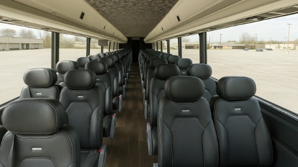 conroe 18 passenger minibus inside
