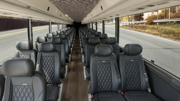 conroe 20 passenger minibus inside