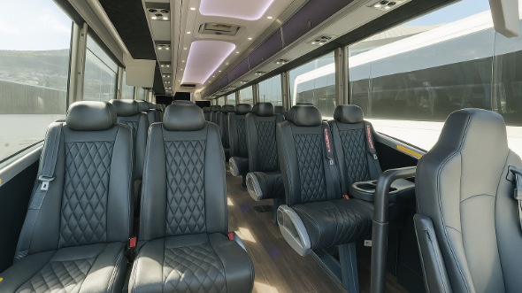 conroe 25 passenger minibus inside