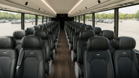 conroe 30 passenger minibus inside