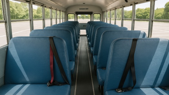conroe school bus rental inside